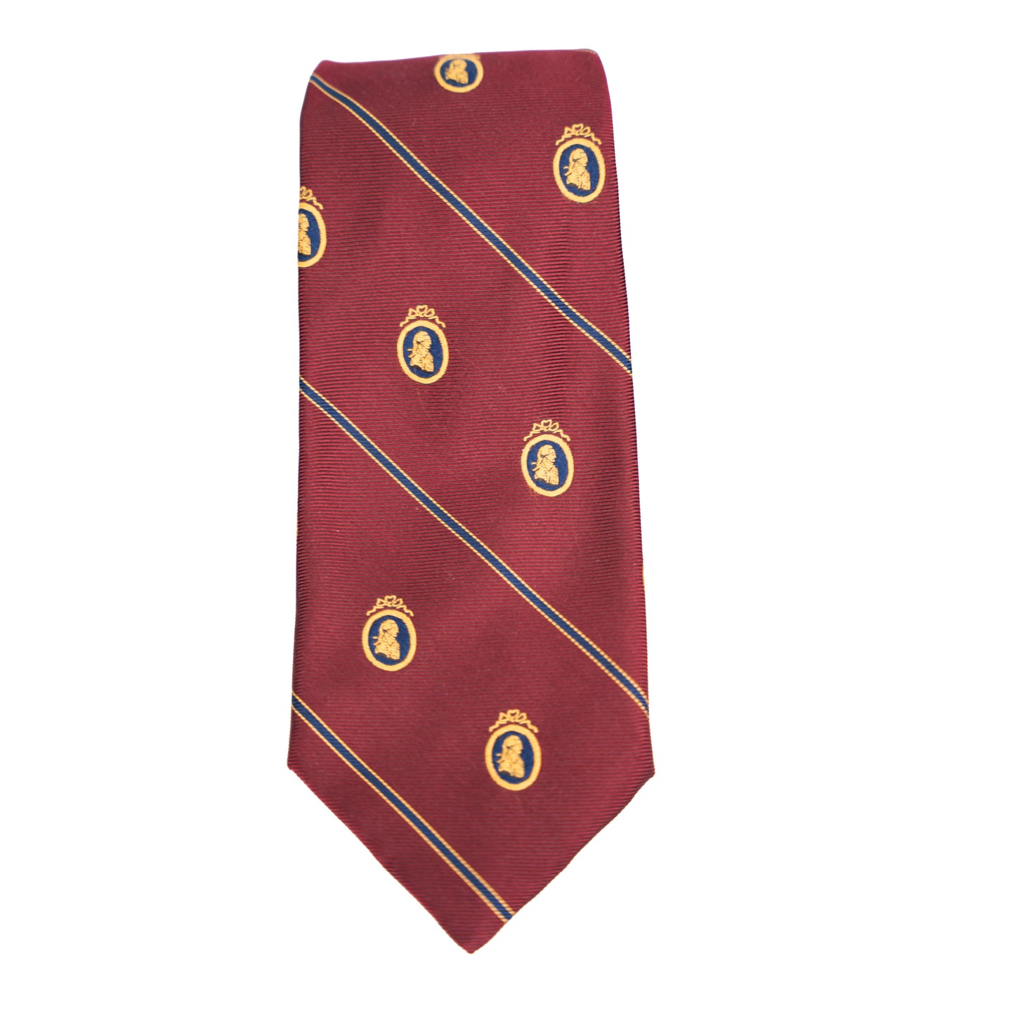 Adam Smith Burgundy Necktie (LI-1)